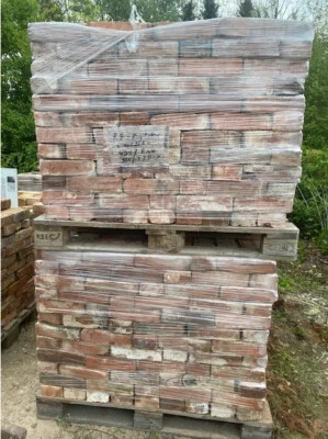 Mauersteine historisches Reichsformat RF mittelhart auf Palette - Bild 1 von 4