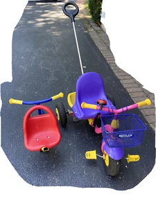 Children Kettler Push tricycle Bike Made in Germany Grows With Child 2 Seats - Picture 1 of 4
