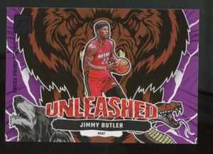 2023-24 Panini Donruss Jimmy Butler Unleashed PURPLE Press Proof #3 Heat - Picture 1 of 2