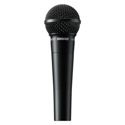 Shure SM58 Black Vocal Dynamic Microphone with Stand Adapter - Image 1 of 3