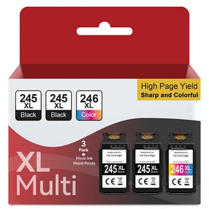 PG-245XL CL-246XL Ink Cartridge for Canon Pixma MG2522 TS3322 TR4522 MG2525 Lot - Picture 1 of 13