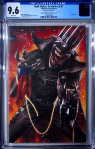 Dark Nights Death Metal #1 Edición Alemana Variante Cubierta A Ian MacDonald CGC 9.6 - Imagen 1 de 2