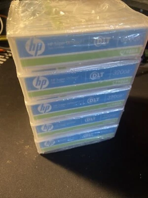 Paquete de 5 cintas/cartuchos de datos HP SDLT-1 Super DLTtape I 160/320 GB C7980A NUEVO Foto 1 de 4