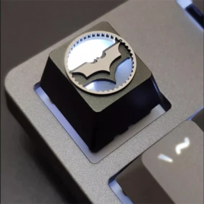 DC Batman Transparent light Keycap Metal Key cap For Cherry MX Keyboard 1pcs - Image 1 of 4