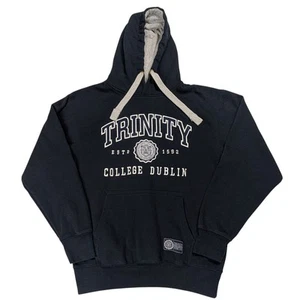Trinity College Dublin offizieller Hoodie Erwachsene Medium Wappen Logo bestickt marineblau - Bild 1 von 9