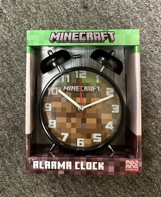 Minecraft Mojang Studios Alarma Twin Bell Alarm Clock - Image 1 of 4