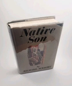 Vtg Native Son Richard Wright HCDJ BCE 1st First Edition Mylar 1968 - Picture 1 of 12