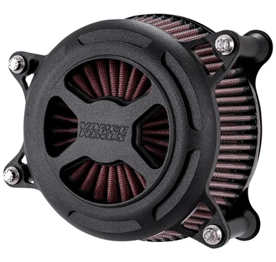 Vance & Hines VO2 X Black Wrinkle Air Cleaner Intake Kit (42359) - Image 1 of 2