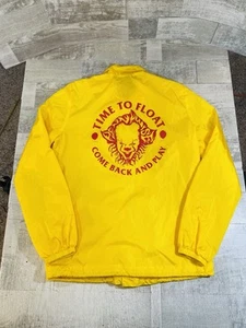 It Chapter 2 Jacket Adult XS Yellow Snap Windbreaker Time to Float Stephen King - Foto 1 di 9