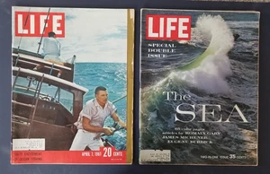LIFE MAGAZINE Dec 21 1962 Special Dbl Issue The Sea + Apr 7, 1961 Ocean Fishing - Picture 1 of 7