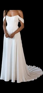 Stella York 7618 Romantic Wedding Dress Size 16 (SAMPLE DRESS NEW ) Cleaned Pres - Picture 1 of 19