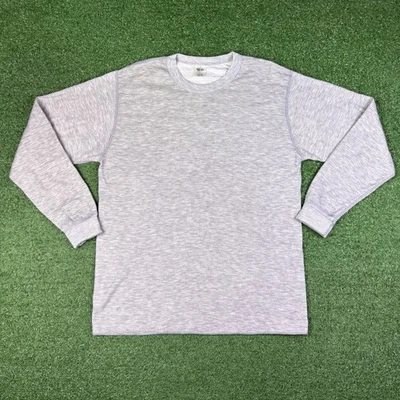 Vintage Duofold Wool Blend Thermal Dual Layer Grey Long Sleeve Shirt Men's Large - Image 1 of 4