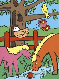 3 Pack Royal & Langnickel My First Paint By Number Kit 8.75X11.375"-Farm Animals - Picture 1 of 1
