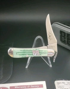 2008 Case XX MAGICIAN'S RUSSLOCK Green Blue DALE EARNHARDT JR 88 Knife 61953 LC  - Picture 1 of 15