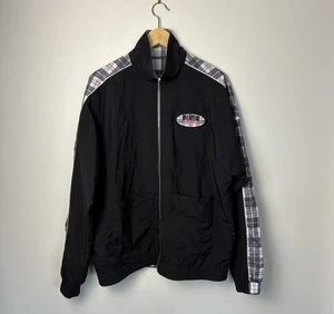 Von Dutch X Puma Track Jacket in Black,Pink & White Plaid RVRSBL - Size M - VGC - Picture 1 of 21