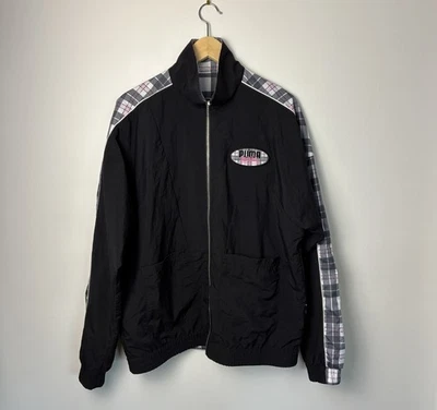 Von Dutch X Puma Track Jacket in Black,Pink & White Plaid RVRSBL - Size M - VGC - Image 1 of 4