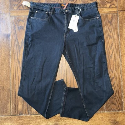 Tommy Bahama Jeans Men 40x32 Relaxed Straight Leg Overdye Black Costa Rica New - Image 1 of 4