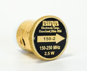 BIRD elemento 150-250 MHz 2.5W 150-2 element tappo wattmeter 43 4391A 4381 - Picture 1 of 7