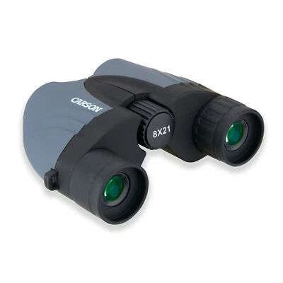 Carson Tracker™ 8x21mm Binoculars Compact Portable Easy-To-Use TZ-821 - Image 1 of 4