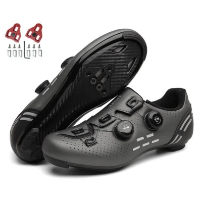 Zapatilla deportiva de ciclismo de carretera con tacos Spd para hombre Mtb zapatos de bicicleta bota de bicicleta  Foto 1 de 4