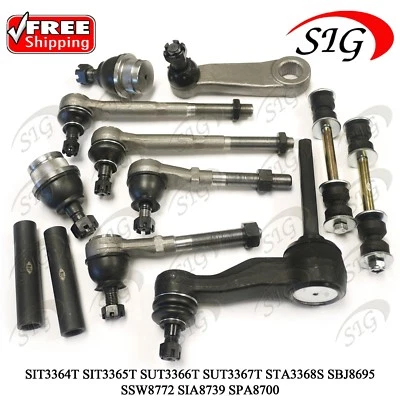 Kit de 12 piezas de barra estabilizadora de rótula delantera para Lincoln Navigator 1998-2002 tracción trasera Foto 1 de 4