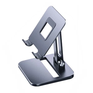 Foldable Metal Phone Tablet Holder Stand For iPad Pro 12.9 11 iPhone 13 Samsung - Picture 1 of 13