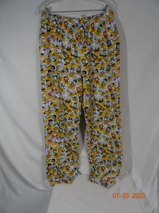 Disney Donald Duck & Family Fleece Pajama Pants Drawstring Adult Large - Picture 1 of 12