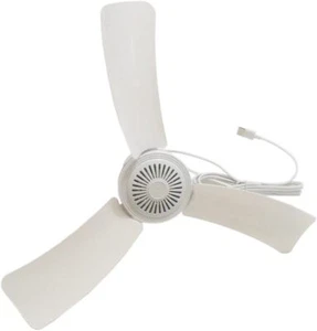 16.5 Inch Mini Usb Ceiling Fan Portable Quiet Hanging Fan For Camping Outdoor... - Picture 1 of 8