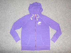 NIKE 726057 JUST DO IT DONNA GIACCA LEGGERA GRANDE HEATHERED VIOLA EDIZIONE PALESTRA - Foto 1 di 3