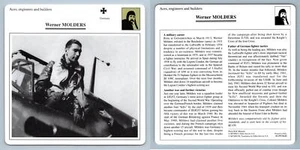 Werner Molders - Aces - Warplanes Collectors Club Card - Picture 1 of 1
