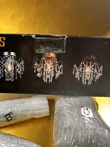 New In Box Small Chandelier B2 - Picture 1 of 8