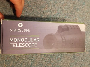 Starscope Monocular Telescope 40mm dia 8x Magnification Black - Picture 1 of 5