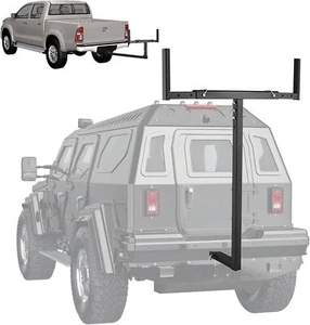 Pick Up Truck Bed Hitch Extender Extension Rack Boat Kayak Lumber Long Loads - Foto 1 di 8