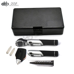 Professional Physician Fiber Optic ophthalmoscope,Otoscope ENT Diagnostic Set - Bild 1 von 3