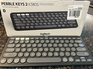 Logitech Pebble Keys 2 K380s, Multi-Device Bluetooth Wireless Keyboard - Picture 1 of 1