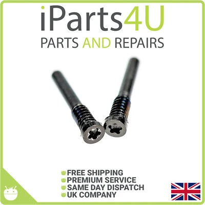 For iPhone X Series / 11 Series / 12 Series - Bottom Screw Set - 2pcs - Image 1 of 2