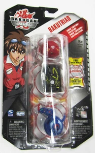 Bakugan Starter Set Paquete de 3 Figuras de Juguete BLUE FANGOID 2010 NUEVO SELLADO - Imagen 1 de 2