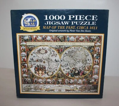 Bits & Pieces 1000 Piece Jigsaw Puzzle Map of the Past Circa 1611 20X27 #02-0251 - Image 1 of 4