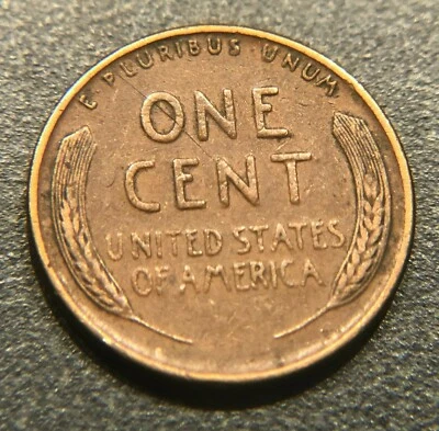 1940 P Lincoln Wheat Cent Penny - Reverse Die Crack Error - Free Shipping - Image 1 of 3