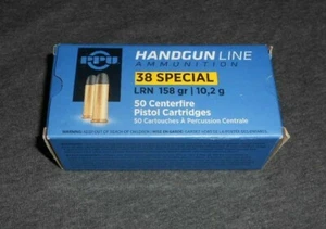 SCATOLA MUNIZIONI SPECIALE "PPU HANDGUN LINE" .38 (VUOTA) - Foto 1 di 5