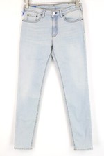 ACNE STUDIOS Climb LT Blue W29/L34 Women Jeans Stretch Bla Konst Skinny Zip-Fly