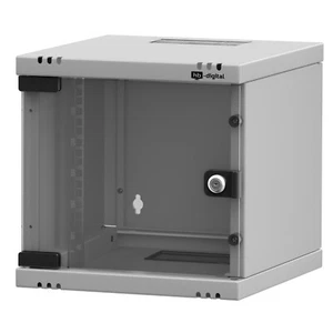 10 Zoll Netzwerkschrank Serverschrank 10" 6HE Wandgehäuse Rack Server hellgrau - Bild 1 von 10