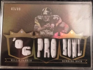 2007 Topps Triple Threads Willie Parker 06 Pro Bowl Sepia /27 Steelers - Picture 1 of 1