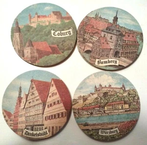 Beer Drink Coasters Souvenir Munchen German Munich set of 16 Bar ManCave Germany - Picture 1 of 10