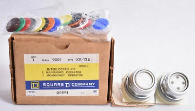 Square D Interlocked Push Button Switches Type KR-12U - Image 1 of 4