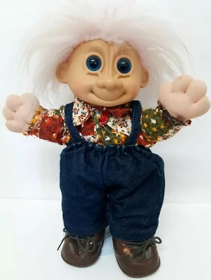 Mono personalizado Russ Troll 12" niña Jenny 2319 vintage hecho a mano camisa de retazos Foto 1 de 4