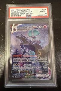Shadow Rider Calyrex Vmax 205/198 Chilling Reign PSA 10 205/198 SWSH Alt Art - Picture 1 of 2