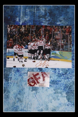 Foto firmada de Jarome Iginla *PITTSBURGH PENGUINS* 12x18 certificado de autenticidad GFA Foto 1 de 2