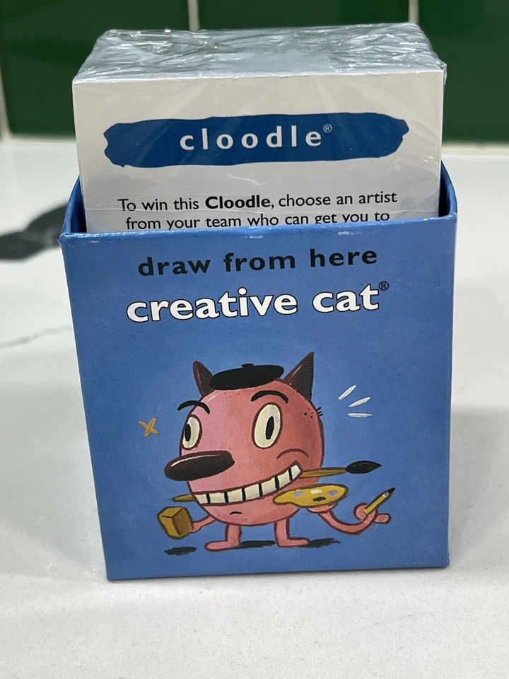 2004 Cranium Game New SEALED Cards Replacement Parts Blue Creative Cat Drawing - Image 1 of 4