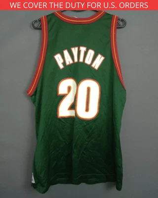 Payton Seattle Super Sonics Jersey Size 48 Basketball Champion ig93 - Image 1 of 4